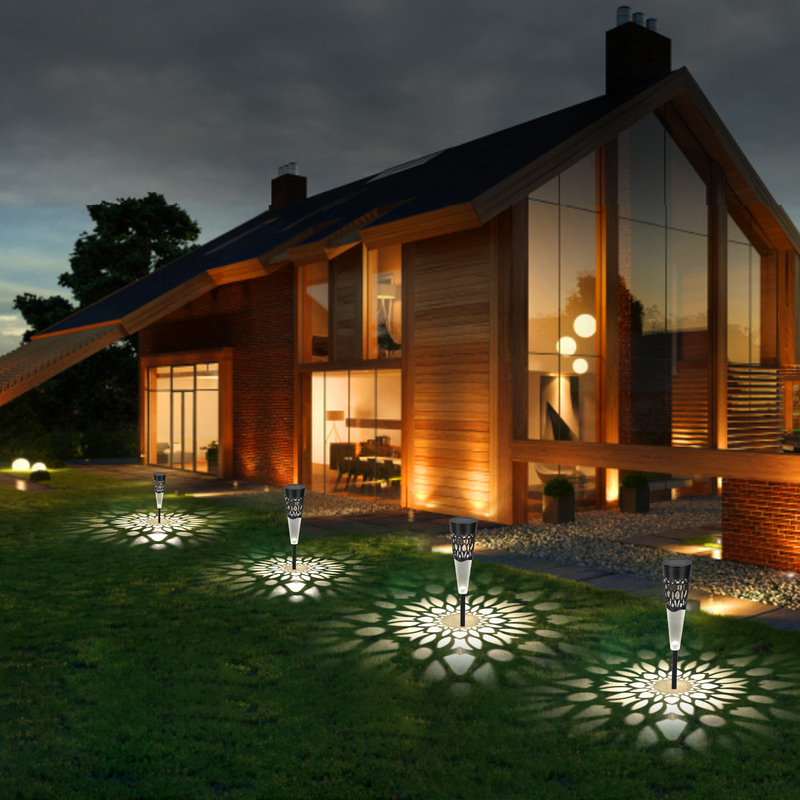 Luces accionadas solares del jardín de la decoración de la prenda impermeable colorida IP65 para el exterior