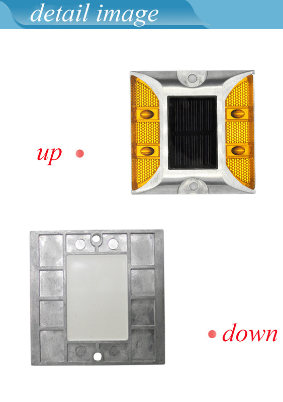 Luz de aluminio llevada solar de la luz de señal de los colores rojos del azul dos/del bastón del tráfico