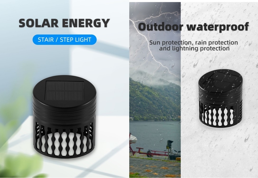 Luces solares de la cerca de la longevidad IP65 para la luz LED del jardín de la pared que enciende las lámparas resistentes ULTRAVIOLETA