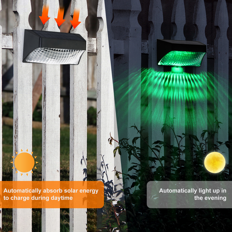 cerca decorativa LED 123 * 60 * 65m m del paisaje de la pared del RGB de la luz solar al aire libre del jardín 3.7V
