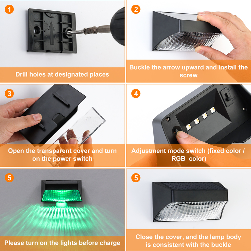IP65 cerca solar Flood Lights For RGB al aire libre decorativo para el paisaje