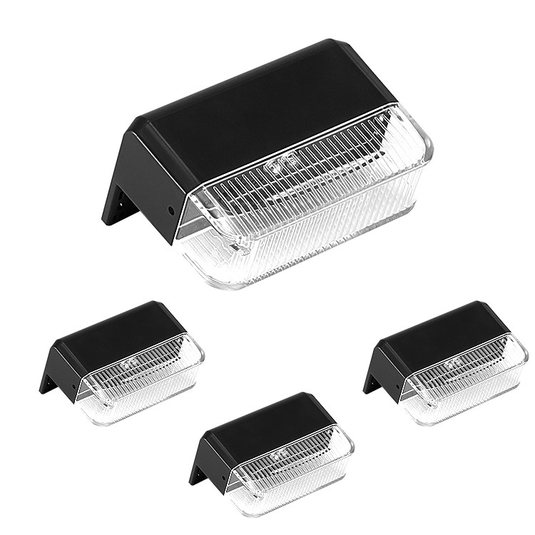 IP65 resistente al agua RGB exterior luz de pared de cerca solar para el camino de jardín