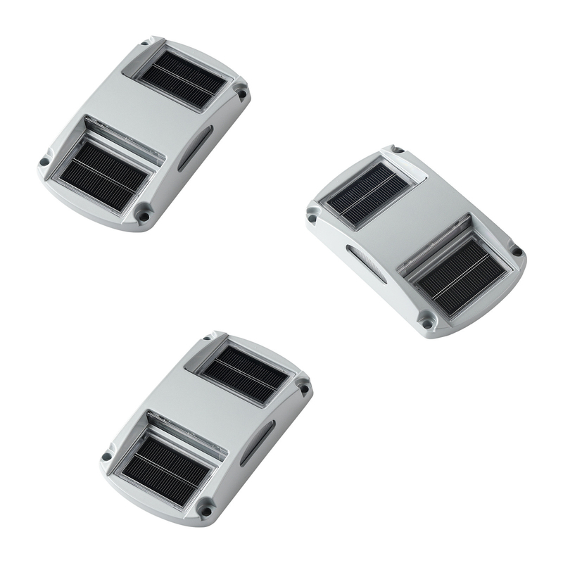 Luz solar de jardín IP68 resistente al agua para exteriores Luzes de cubierta LED para entrada
