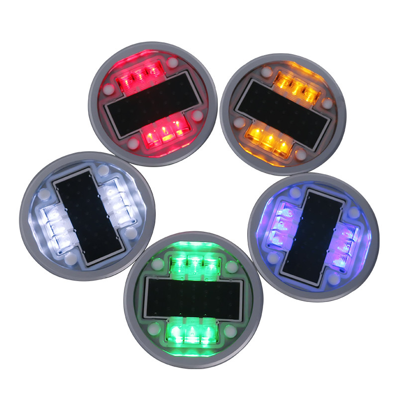 Color de iluminación rojo/amarillo/verde/azul/blanco/RGB Luz solar de carretera con cuerpo de aluminio