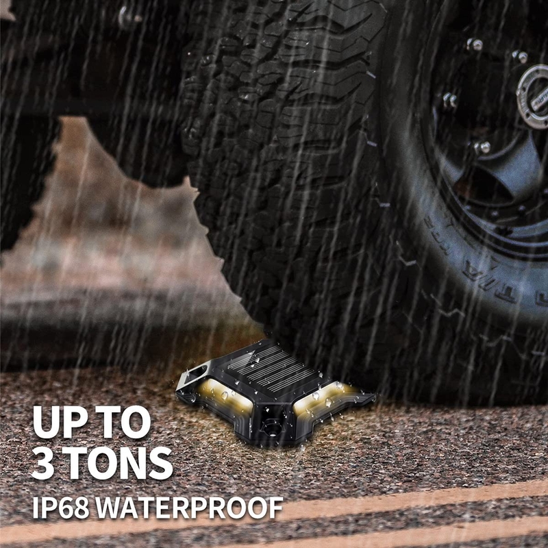 IP68 resistente al agua inalámbrico exterior LED de cubierta solar luces del muelle para el patio del jardín