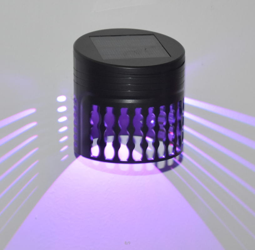 Energía solar de varios colores que cambian de jardín luz de césped luces de paisaje lámpara de jardín solar