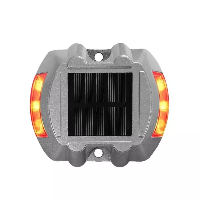 Luces de advertencia de tráfico solar LED Luces de cubierta solar Signos de carretera solares
