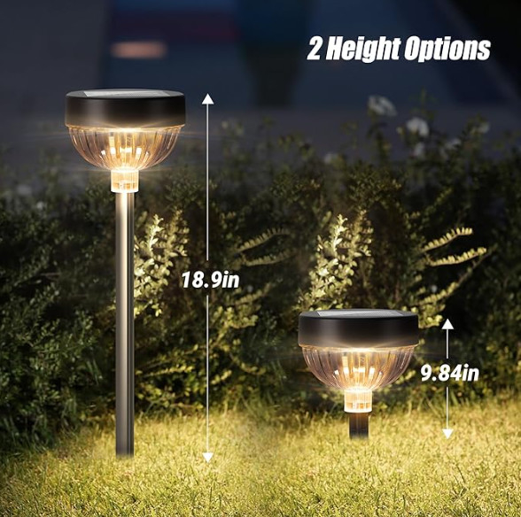 IP65 resistente al agua ABS PC LED Iluminación solar de jardín con 100LM Intensidad de luz / 600mAh Capacidad de batería