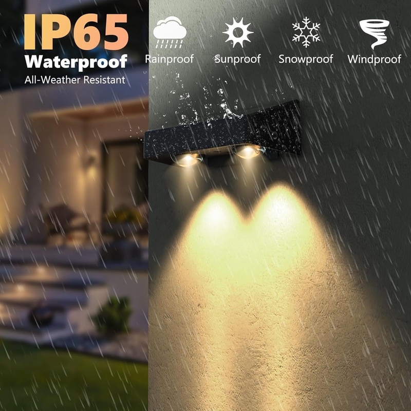 15 horas Tiempo de trabajo IP65 resistente al agua LEDs RGB blancos cálidos Energía solar Luz con batería 3.7V/1200MAH Litio ternario
