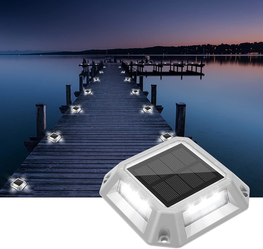 IP67 resistente al agua Iluminación solar de puerto LED Iluminación de cubierta LED Para paso Acera Escalera Jardín Pista de suelo