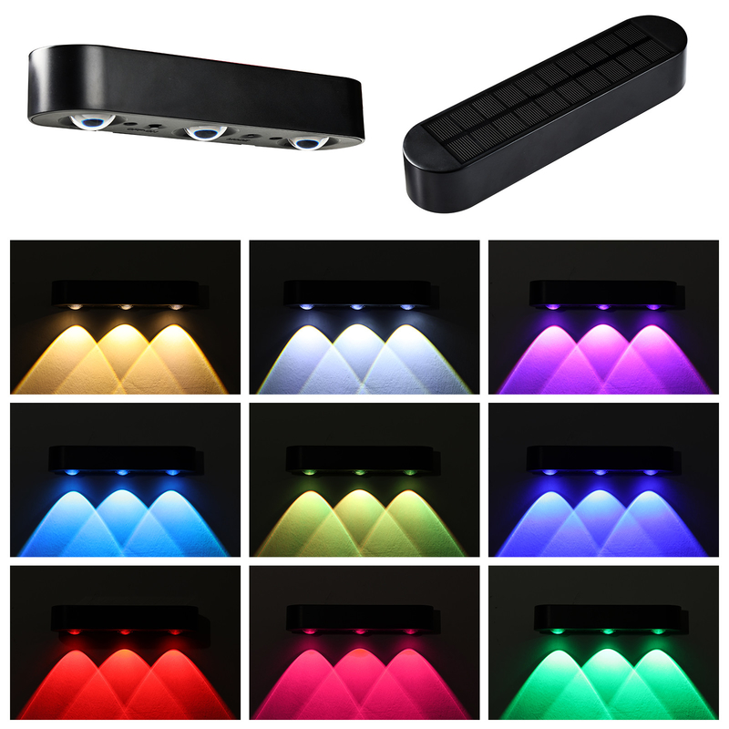 Lámparas solares LED ecológicas para decoración al aire libre con 8 luces solares resistentes al agua