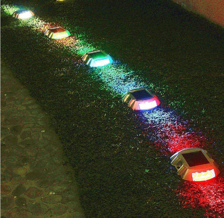 Luz solar de muelle LED con energía solar de 2V Voltage Instalación fácil de tornillo para iluminación de muelle brillante