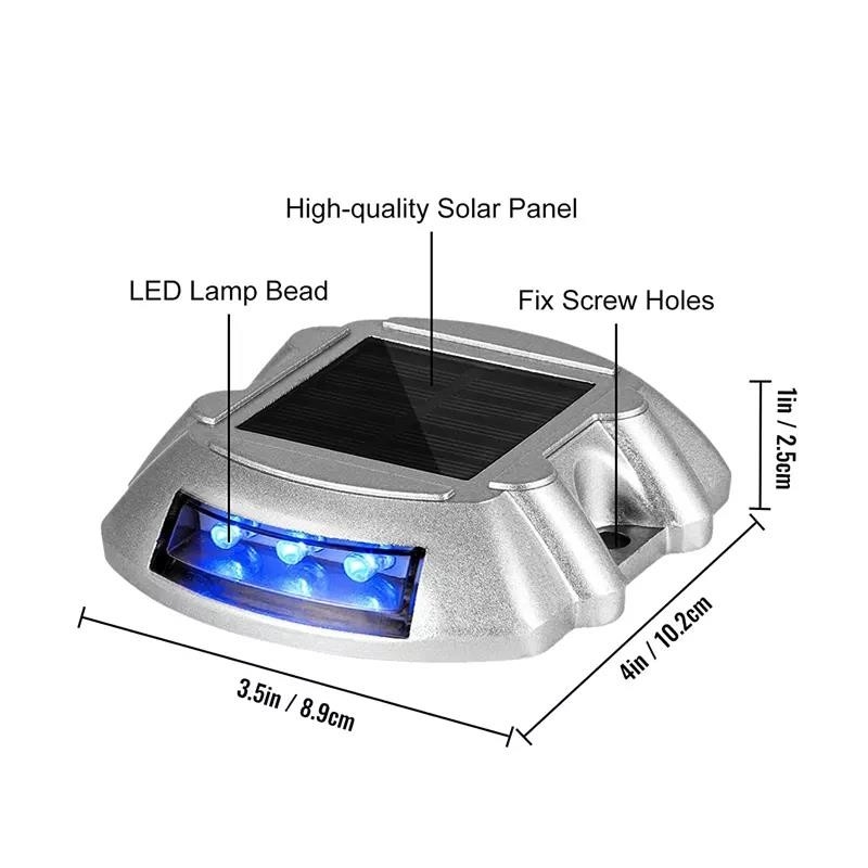 Luz solar de muelle resistente a la temperatura con carcasa de aluminio de 2V de voltaje Fuente de luz LED blanca