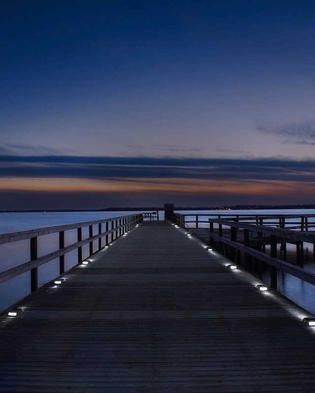 Luz de aluminio LED solar de muelle luz blanca brillante de grado industrial 2V tensión