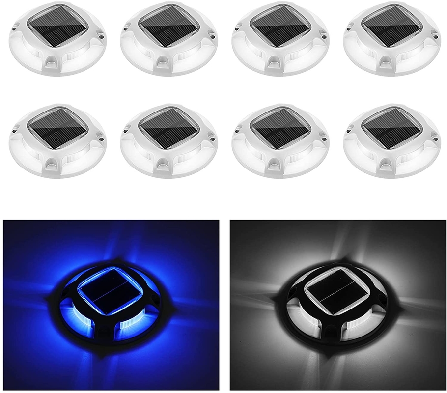 Luz de cubierta solar a prueba de agua exterior Marcador de jardín lámpara LED Solar Dock luz subterránea