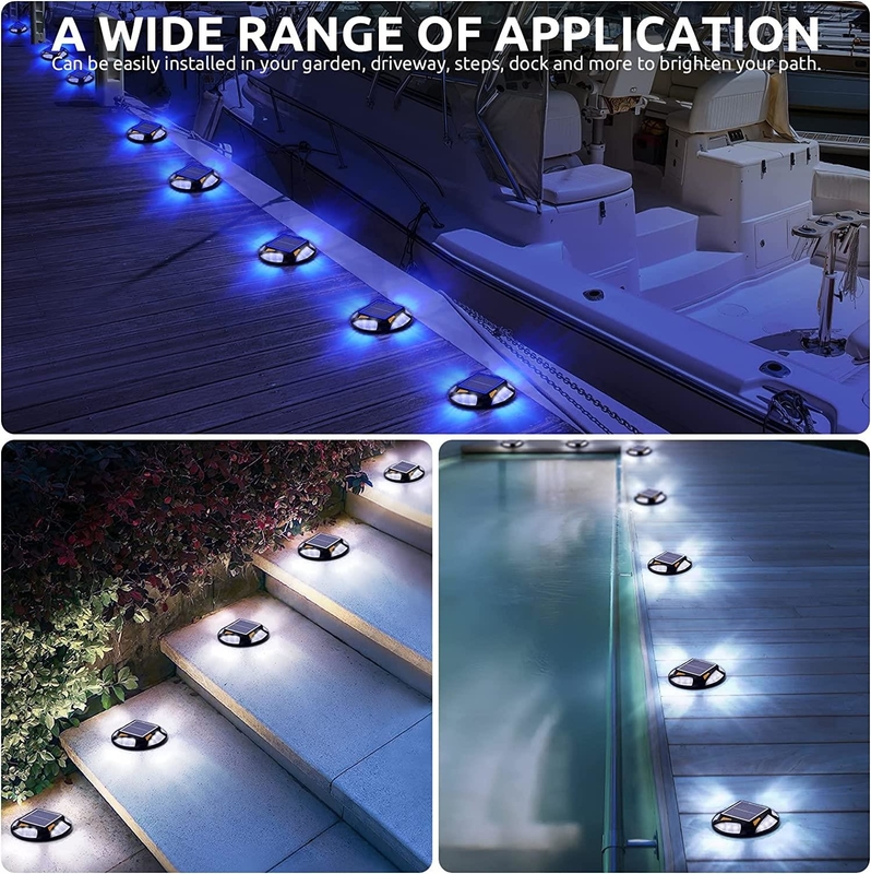 Multicolor exterior IP65 resistente al agua Energía solar RGB LED Iluminación de jardín Patio lámpara de patio