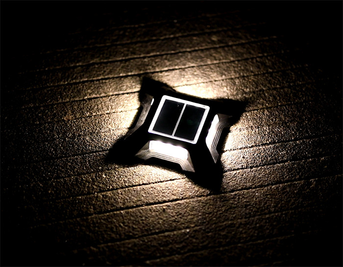 IP 68 resistente al agua lámparas solares LED de cubierta de luces de exterior Decorativas lámparas de escalón solares para patio