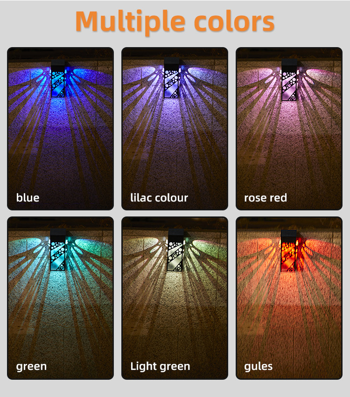 IP 68 resistente al agua lámparas solares LED de cubierta de luces de exterior Decorativas lámparas de escalón solares para patio