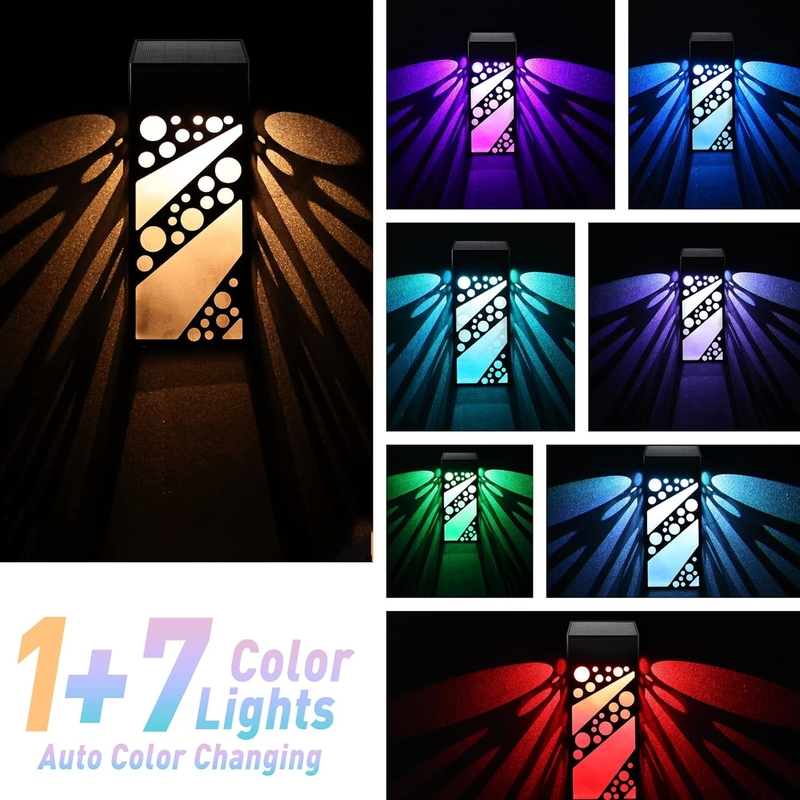 IP 68 resistente al agua lámparas solares LED de cubierta de luces de exterior Decorativas lámparas de escalón solares para patio