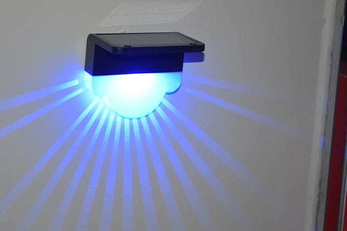 Lámparas de jardín con luz solar ABS PC Lámparas de jardín con luz solar para exteriores Lámparas de cercas solares
