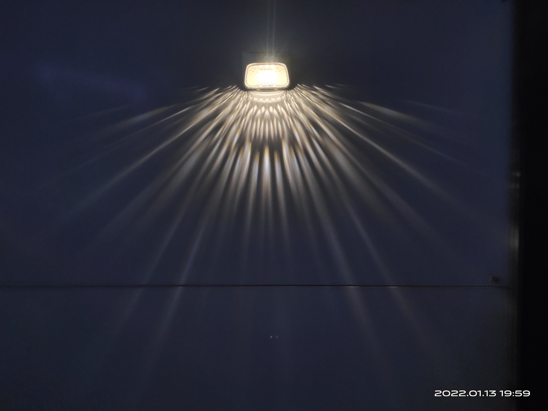 20 lumens decoración luz solar de la cerca resistente al agua IP65 con batería de silicio monocristalino