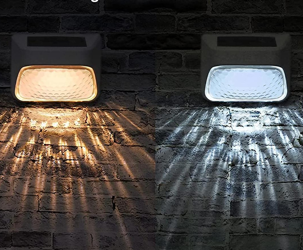 20 lumens decoración luz solar de la cerca resistente al agua IP65 con batería de silicio monocristalino