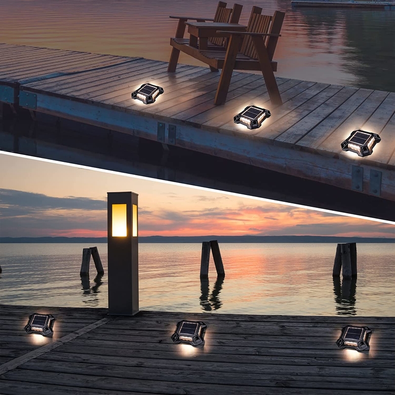 Camino Inoxidable Al aire libre Paseo Energía solar Iluminación de cubierta LED Luz subterránea Para la calle del jardín