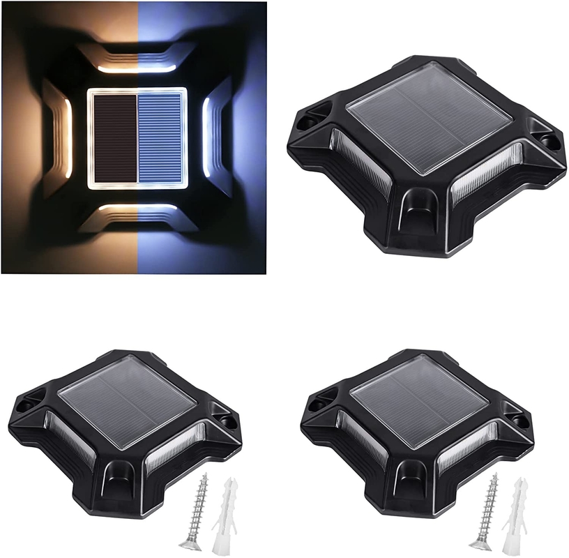 Camino Inoxidable Al aire libre Paseo Energía solar Iluminación de cubierta LED Luz subterránea Para la calle del jardín