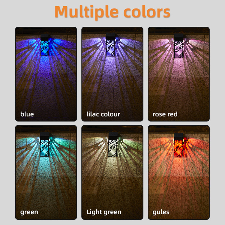 IP 68 resistente al agua lámparas solares LED de cubierta de luces de exterior Decorativas lámparas de escalón solares para patio