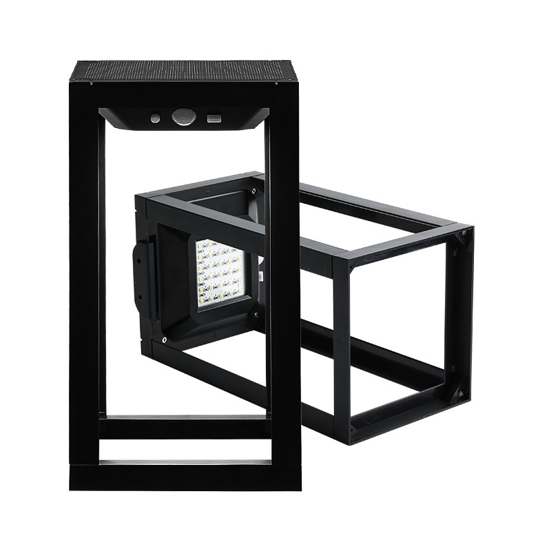 Sensor de movimiento exterior luz solar de pared luz solar de jardín lámpara para patio cerco patio