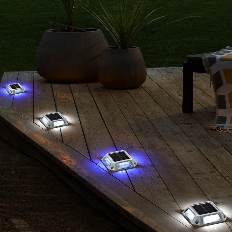 Luz solar de muelle 20 lumens Blanco caliente/blanco frío 2V Iluminación con energía solar Peso 215g
