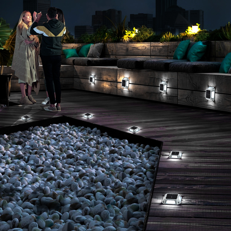 Luz solar de muelle 20 lumens Blanco caliente/blanco frío 2V Iluminación con energía solar Peso 215g