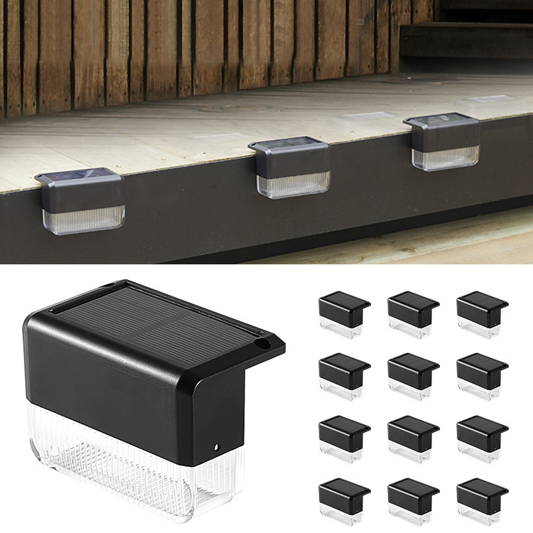 Luz solar de jardín mini resistente al agua para exteriores Luz de cerca con energía solar para el paso del camino del patio