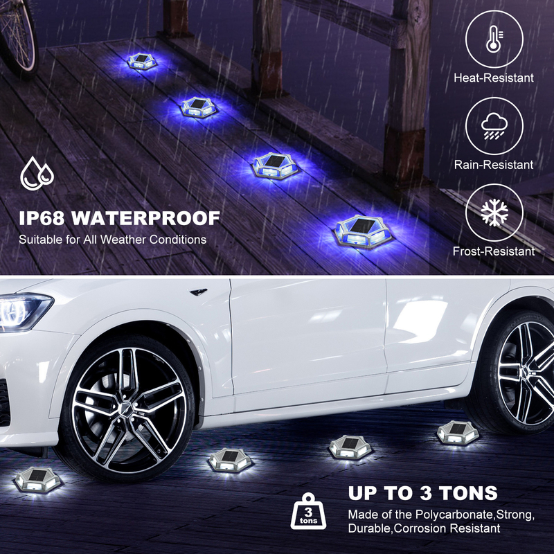 IP68 Iluminación solar impermeable para el muelle 2V de instalación de tornillo
