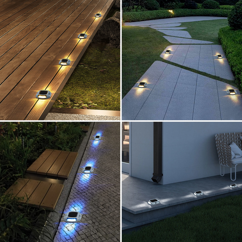 Luz solar de aluminio LED para el muelle de buques de 140 g de peso Bule/blanco frío para aplicaciones de muelle marítimo