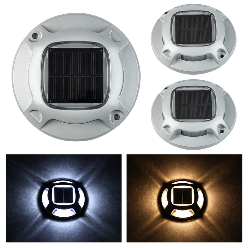 Energía de ahorro de la luz de cubierta solar de aluminio PC material de color blanco 20 horas de tiempo de trabajo