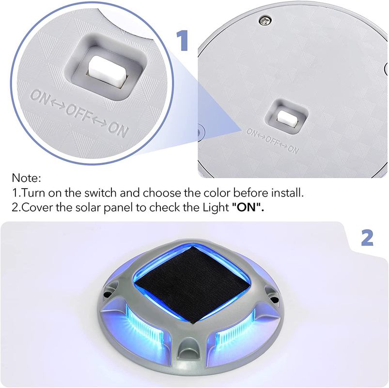 Capacidad de la batería de 600mAh Luz solar exterior Energía solar para la instalación en la pared