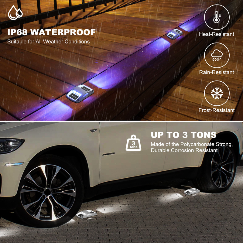 Conjunto de iluminación de aluminio solar de 4 20 lumens