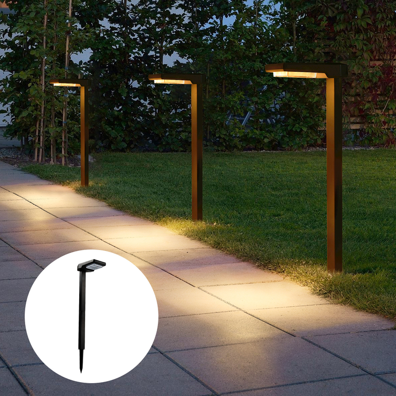 IP65 luz solar exterior de estaca con 15 horas de tiempo de trabajo