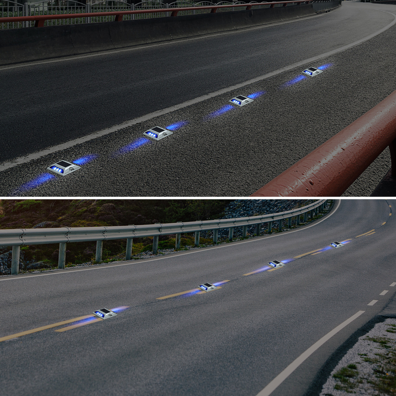 Marcadores de la carretera LED con energía solar La solución perfecta para la visibilidad nocturna