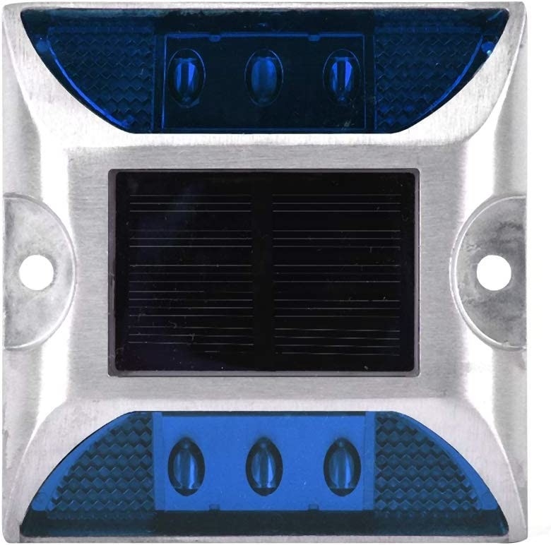 Estribo de carretera solar con 103*106*24mm Tamaño y luz de advertencia de tráfico reflectiva LED 330g