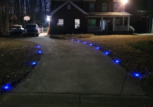 Luces de cubierta solar impermeables IP67 LED Nuestra luz solar de puerto para iluminación exterior