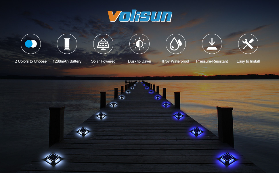 Luz de cubierta solar con capacidad de batería de 600mAh y tiempo de trabajo de 20 horas en blanco