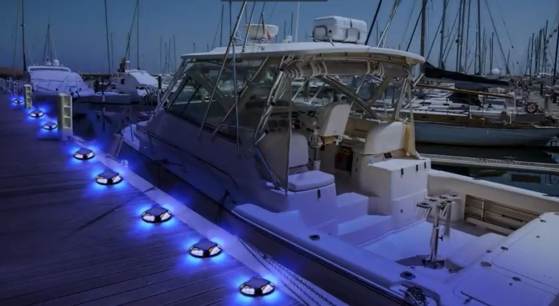 2V de luz solar de muelle Bule/blanco frío 108*21 MM para aplicaciones de atraque