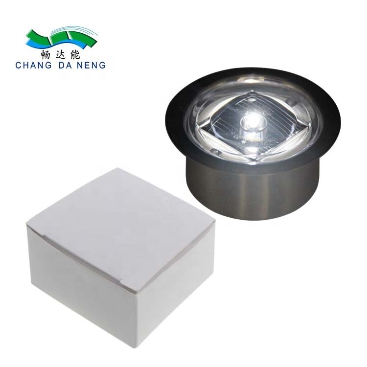Luz de cubierta solar exterior de 2 V de voltaje 65*35 MM para iluminación de jardines