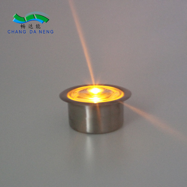 Luz de cubierta solar exterior de 2 V de voltaje 65*35 MM para iluminación de jardines