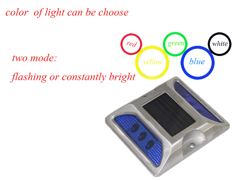 Blanco Amarillo Rojo Azul Verde 330g 2V LED de energía solar rodillos de trabajo Temperatura -20C- 70C aleación de aluminio