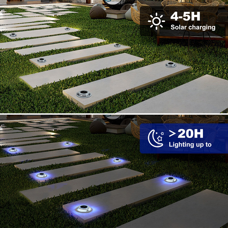Bule o blanco frío 3T con 2V de voltaje luz solar LED / luz solar del muelle para la decoración del muelle