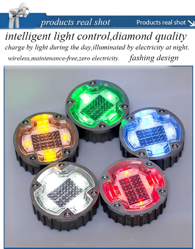 Los rodillos solares para carreteras de aleación de aluminio con batería recargable de luz LED de 1.2V/600mAh MSDS