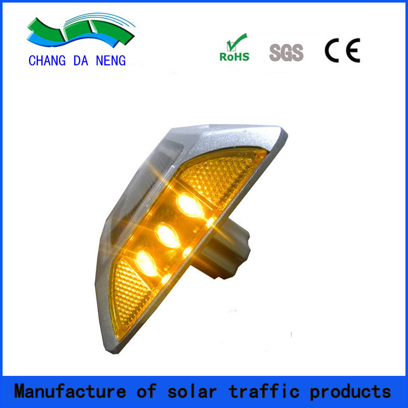 PBW Aluminio Solar Road Stud LED reflector solar de la carretera para la advertencia de seguridad